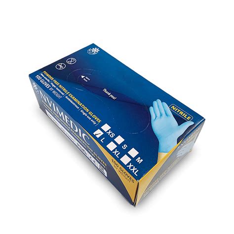 Medical Grade Nitrile Gloves (Box of 100) - Orthotix