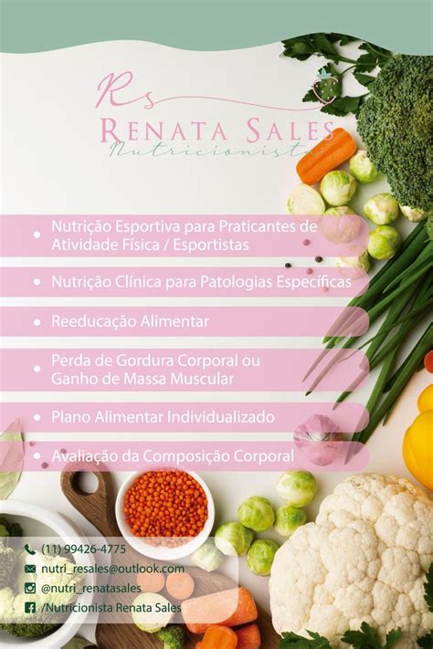 Panfleto Lindo E Chamativo Para Nutricionista Dicas De Nutri O