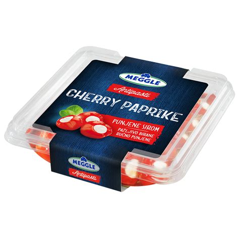 Antipasti Cherry Paprike Punjene Sirom 700g Meggle