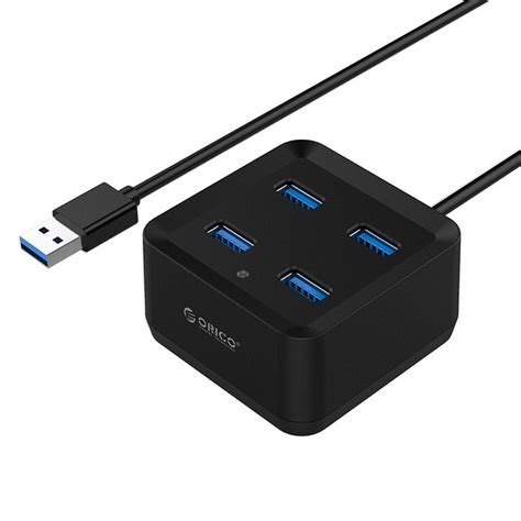 Hub Usb Usb Ports Orico Dh U U Black