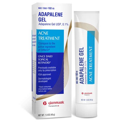 Glenmark Adapalene Gel Acne Treatment Topical Retinoid Cream For