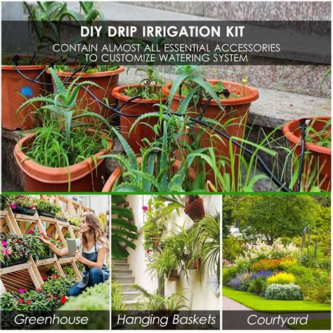 Irrigation Kit With Nozzles Misters Diy With Nozzles Drip Kit Diy Kit