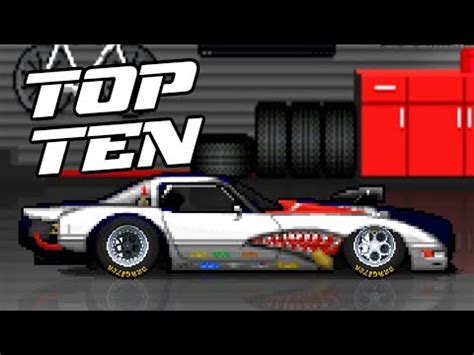 Top Ten Drag Builds Of The Week Pixel Car Racer YouTube