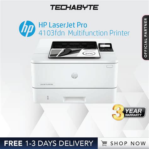 HP LaserJet Pro MFP 4103fdn MFP 4103fdw Multifunction Printer