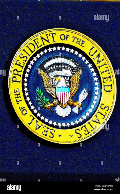 Presidential seal podium hi-res stock photography and images - Alamy