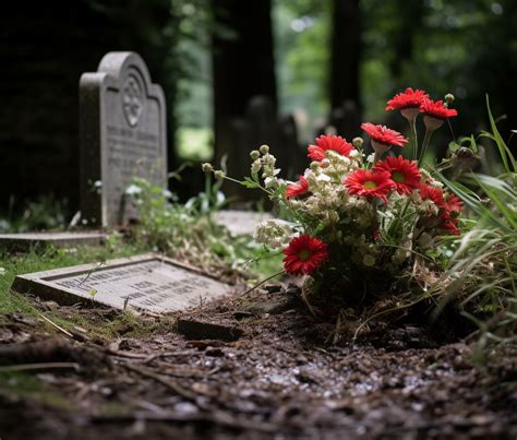 Tombstones In Cemetery Photograph Free Stock Photo Public Domain Pictures