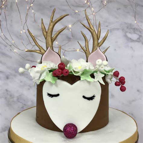 Christmas Reindeer Cake Class Fifi S Cakery