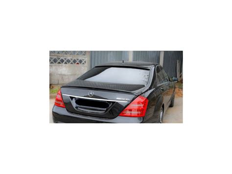 Spoiler zadní kapoty MERCEDES W221 2006-2011 TRUNK ABS ČERNÝ LESK - K ...