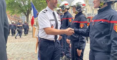 EN IMAGES À Lisieux les sapeurs pompiers mis à lhonneur pour le 14