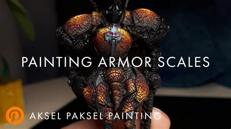 How To Paint Armor Scales On Miniatures Youtube