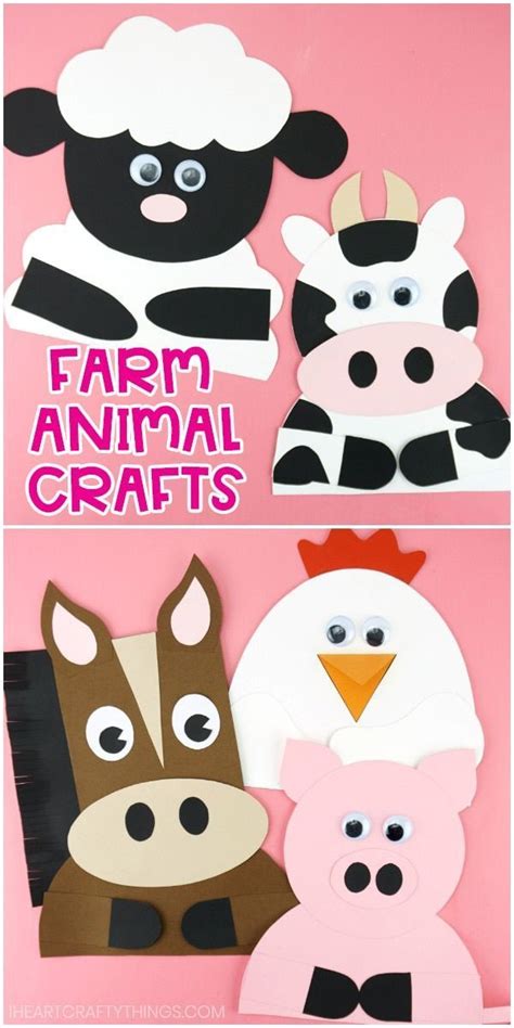 Farm Animal Crafts Farm Animal Crafts Animal Crafts For Kids Animal