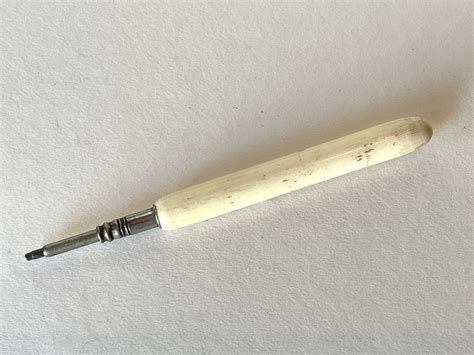 Antiquevintage Bone Propelling Pencilmechanical Pencil Late Victorian