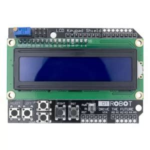 Pantalla LCD Shield Arduino c botones 16x2 Tío Led