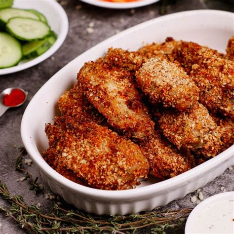 Crunchy Juicy Air Fryer Breaded Chicken Wings Ready In 30 Minutes