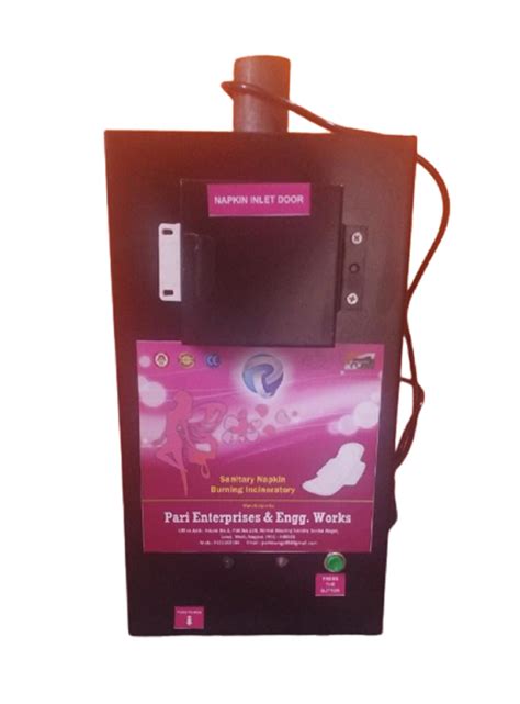 Electrical Ash Electric Sanitary Napkin Disposal Machine Capacity