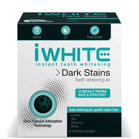 IWhite Instant Dark Stains Teeth Whitening Kit 10 Trays