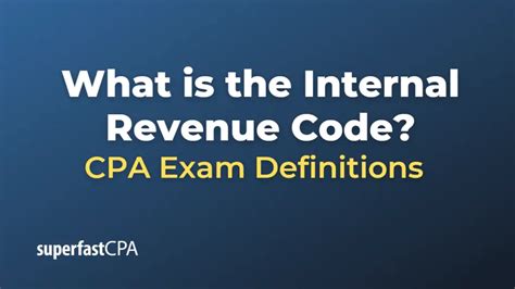 What Is The Internal Revenue Code