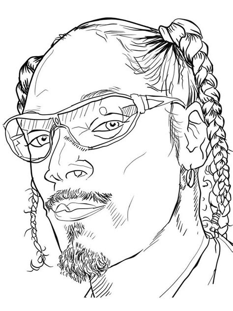 Snoop Dogg coloring pages