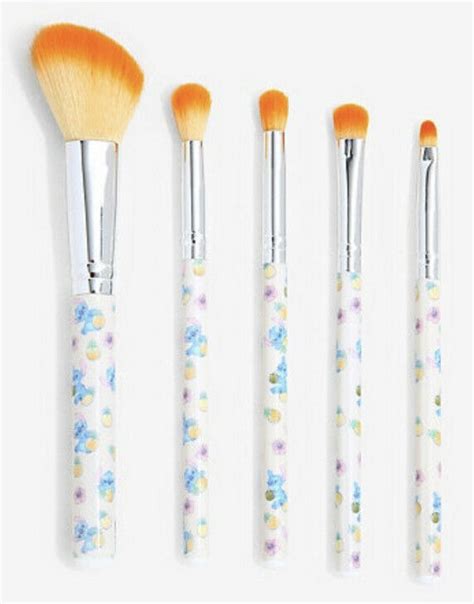 Disney Loungefly Lilo And Stitch Makeup Brush Set With Pineapple Brush