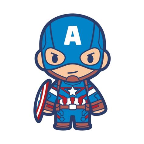 Mini Captain America Siêu anh hùng Marvel Nghệ thuật