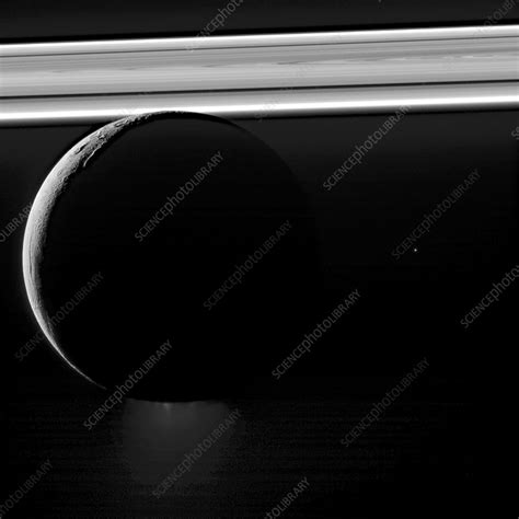 Enceladus, Moon of Saturn - Stock Image - C044/6423 - Science Photo Library