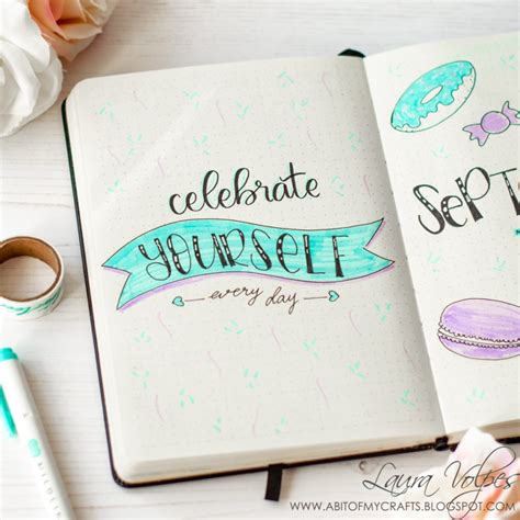 September 2019 Plan With Me Bullet Journal Set Up Celebration Theme