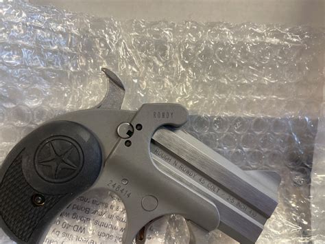 Bond Arms Barw Rowdy 410 45 Colt Lc Derringer 3 Inch Barrel Rubber