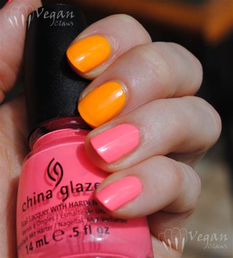 China Glaze Flip Flop Fantasy And Sun Worshipper Vegan Claws