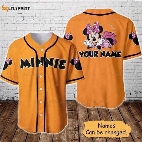 Personalized Mickey Mouse Baseball Jersey Disney Shirt Magic Kingdom Baseball Jersey