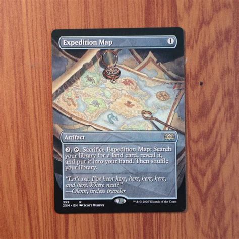 Mtg Proxy Expedition Map 359 Double Masters 2022 2x2 Hologram On Ebid United States 220575555