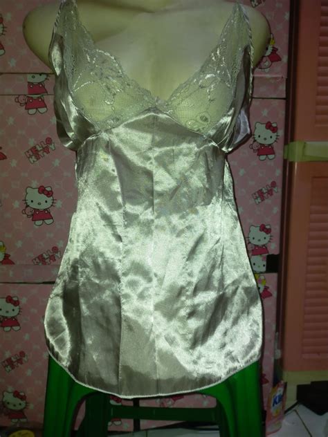 Take All Lingerie Satin Sexy Fesyen Wanita Pakaian Wanita Gaun Rok