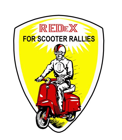 044 Redex for Scooter Rallies Sticker - Scooterproducts