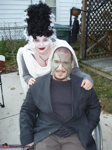 Frankenstein And His Bride Homemade Halloween Costume Original Diy Costumes