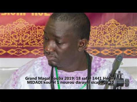 GRAND MAGAL TOUBA 2019 18 SAFAR 1441 Hégire Xassida MIDADI Kourel