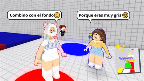 Jugando Teamwork Puzzle Momentos Divertidos En Roblox Youtube