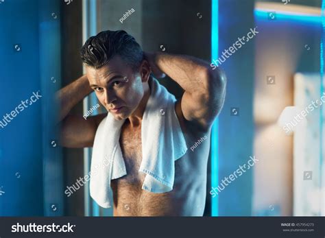 179 Clean Shaven Man Touch Face Images Stock Photos Vectors