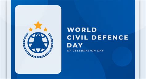 World Civil Defence Day Celebration Vector Design Illustration For