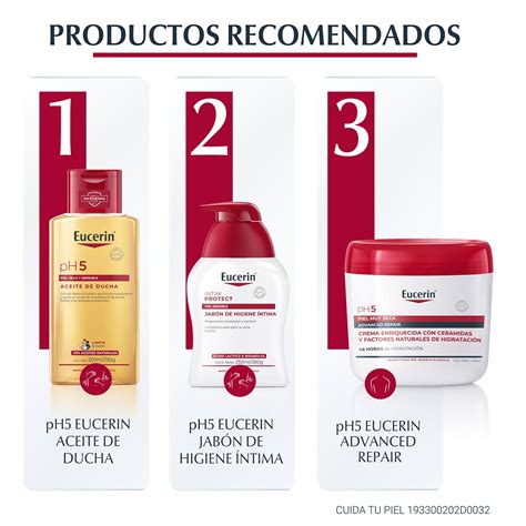 Eucerin Ph5 Jabón Higiene íntima Para Piel Sensible 250ml Derma Express Mx