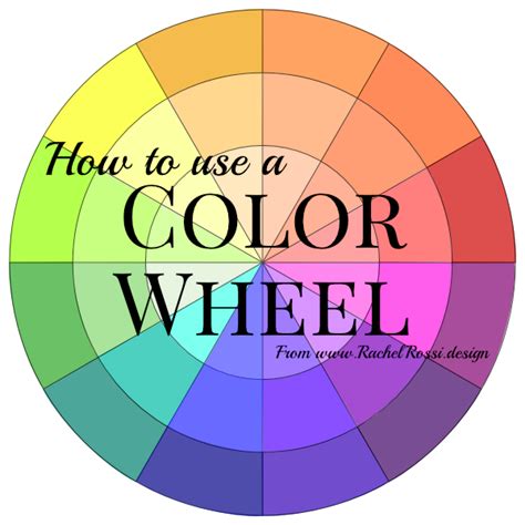 How To Use A Color Wheel Rachel Rossi