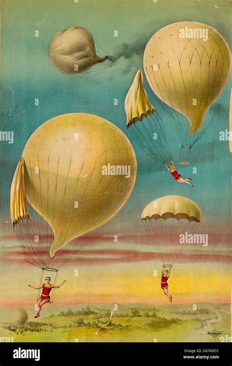 Parachuting From Balloons Hi Res Stock Photography And Images Alamy