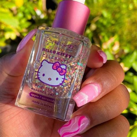 Sanrio Hello Kitty X The Creme Shop Celebrate Brightening Essence Serum Hello Kitty