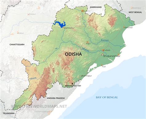 Odisha Maps