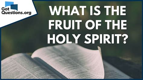 The Fruits Of The Holy Spirit Detailed Bible Study 44 Off