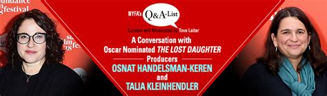 New York Film Academy Nyfa Welcomes Producers Of The Lost Daughter