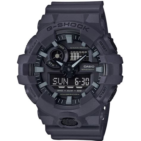 Montre Casio G Shock Ga 700uc 8aer Montre Multifonctions Résine Gris