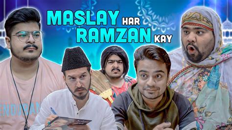 Maslay Har Ramzan Kay Unique Microfilms Comedy Skit Umf Ramzan