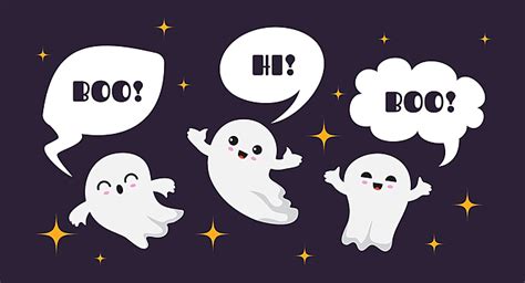 Happy Halloween With Ghost Vector Halloween Ghost Cute Ghost Png And