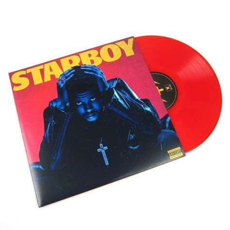 The Weeknd Starboy Red Translucent Vinyl Lp