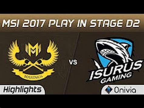 Gam Vs Isg Highlights Msi Play In Stage D Marine Esports Vs