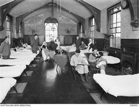 A View Of The Interior Of A Ward At No 2 Australian Auxiliary Hospital